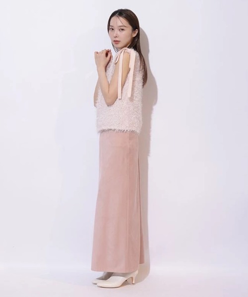 Mystrada（マイストラーダ）の「スエードナロースカート（スカート