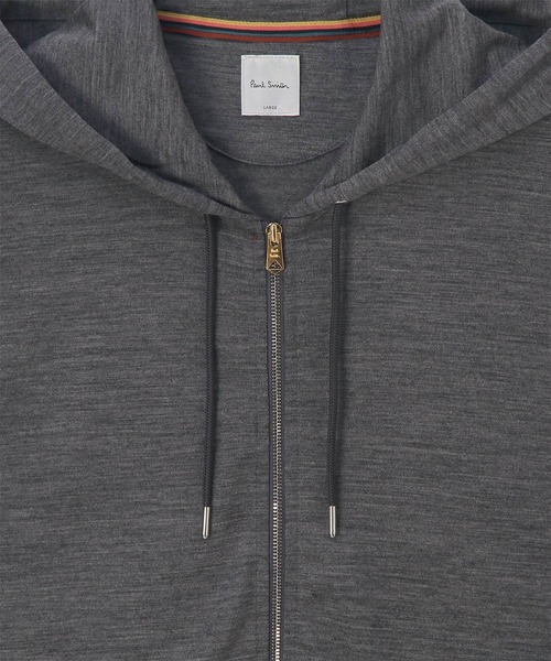 Cropped Logo' テックウール パーカ / 253567 300S（パーカー）｜Paul