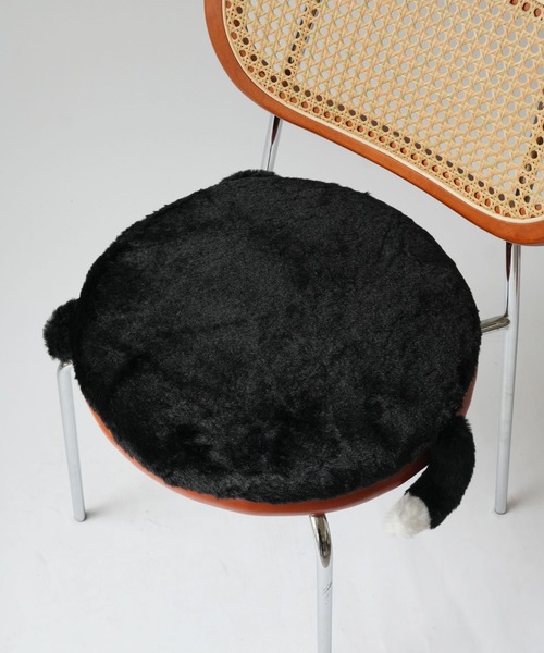 Port（ポート）の「【 Port / ポート 】 まるっとにゃんこ クッション座布団 #（クッション/クッションカバー・レディース・ブラック/ホワイト/グレー/ブラウン・FREE）」の6枚目の写真