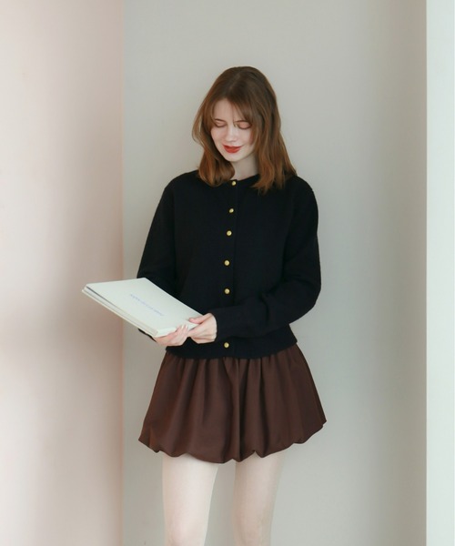 mic by Olu.（ミックバイオルドット）の「バルーンミニスカート（スカート・レディース・グレー/ブラウン・SMALL/MEDIUM）」の20枚目の写真