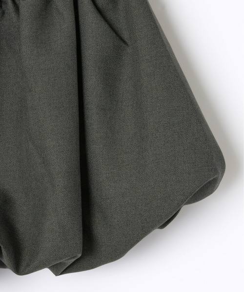 mic by Olu.（ミックバイオルドット）の「バルーンミニスカート（スカート・レディース・グレー/ブラウン・SMALL/MEDIUM）」の3枚目の写真