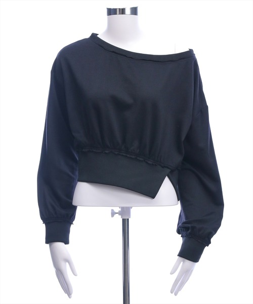 CLEAR BASIC（クリアベーシック）の「マルチwayアウトシームスウェット［大人 カジュアル 着回し力抜群］（スウェット・レディース・ネイビー/グレー/ブラック・F）」の19枚目の写真