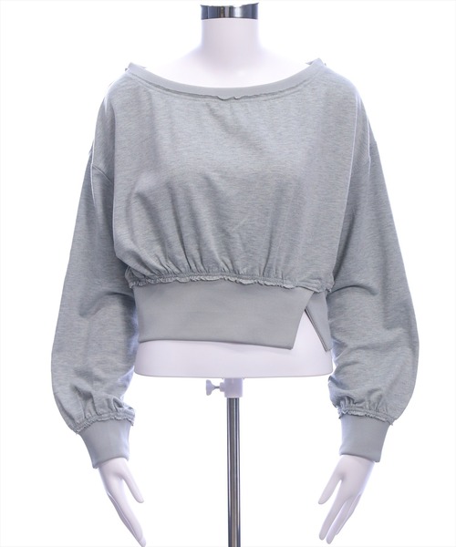 CLEAR BASIC（クリアベーシック）の「マルチwayアウトシームスウェット［大人 カジュアル 着回し力抜群］（スウェット・レディース・ネイビー/グレー/ブラック・F）」の16枚目の写真