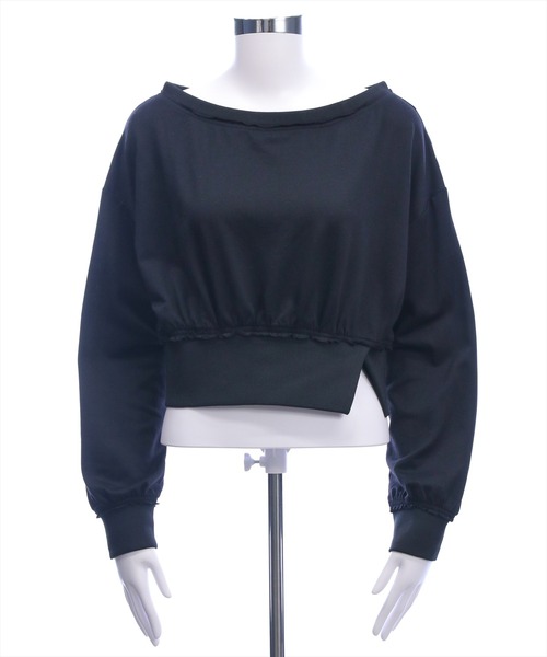 CLEAR BASIC（クリアベーシック）の「マルチwayアウトシームスウェット［大人 カジュアル 着回し力抜群］（スウェット・レディース・ネイビー/グレー/ブラック・F）」の15枚目の写真