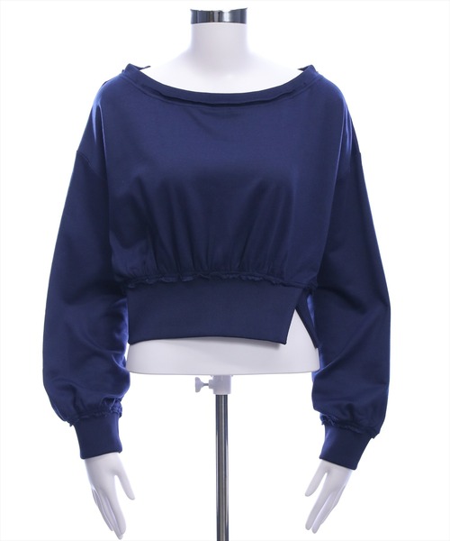 CLEAR BASIC（クリアベーシック）の「マルチwayアウトシームスウェット［大人 カジュアル 着回し力抜群］（スウェット・レディース・ネイビー/グレー/ブラック・F）」の14枚目の写真