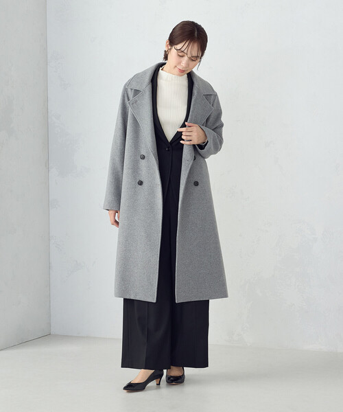 セール】ロングチェスターコート（チェスターコート）｜COMME CA ISM