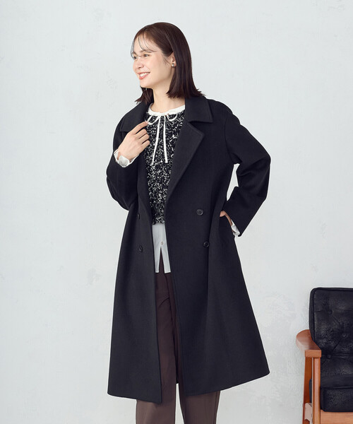 セール】ロングチェスターコート（チェスターコート）｜COMME CA ISM