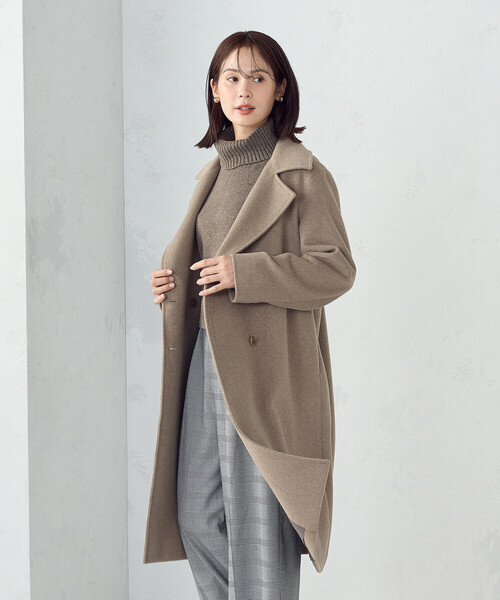 セール】ロングチェスターコート（チェスターコート）｜COMME CA ISM