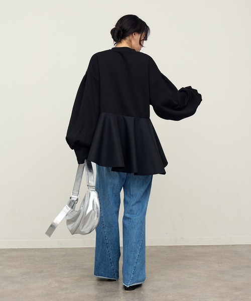 NOGLE（ノグル）の「【NOGLE/ノグル】フリルドッキングトップス（その他トップス・レディース・ブラック/グレー・FREE）」の22枚目の写真