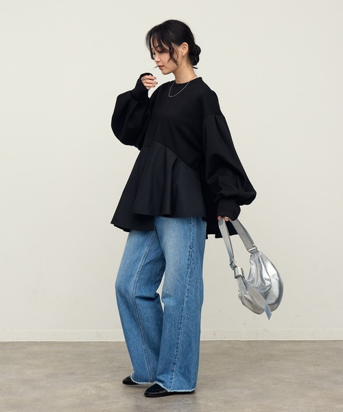 NOGLE（ノグル）の「【NOGLE/ノグル】フリルドッキングトップス（その他トップス・レディース・ブラック/グレー・FREE）」の21枚目の写真