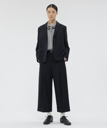 マーガレット・ハウエル　クロップドウールパンツ MARGARET HOWELL｜マーガレットハウエルのパンツ（クロップド