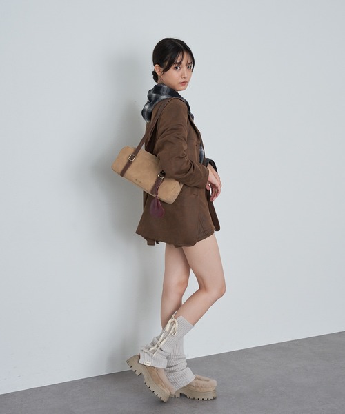 RAY CASSIN（レイカズン）の「スエードトートバッグ（トートバッグ・レディース・キャメル/ブラウン系その他2・FREE）」の10枚目の写真