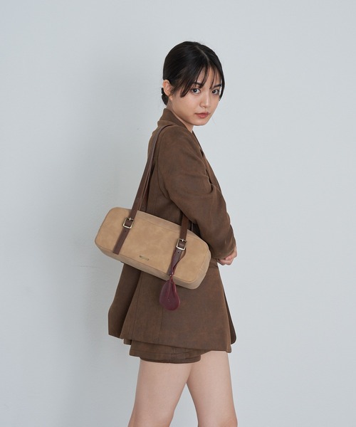 RAY CASSIN（レイカズン）の「スエードトートバッグ（トートバッグ・レディース・キャメル/ブラウン系その他2・FREE）」の6枚目の写真