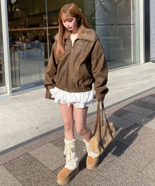 RAY CASSIN（レイカズン）の「スエードトートバッグ（トートバッグ・レディース・キャメル/ブラウン系その他2・FREE）」の19枚目の写真