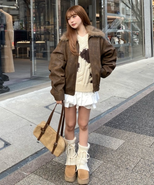 RAY CASSIN（レイカズン）の「スエードトートバッグ（トートバッグ・レディース・キャメル/ブラウン系その他2・FREE）」の20枚目の写真