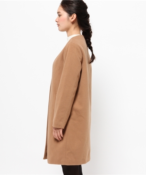 Every very nice claup（エブリィベリーナイスクラップ）の「チェスターＣＴ（その他アウター・レディース・キャメル/チャコールグレー/ブラック・FREE）」の5枚目の写真