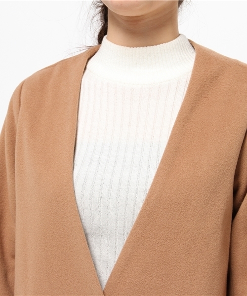 Every very nice claup（エブリィベリーナイスクラップ）の「チェスターＣＴ（その他アウター・レディース・キャメル/チャコールグレー/ブラック・FREE）」の7枚目の写真