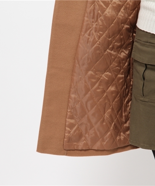 Every very nice claup（エブリィベリーナイスクラップ）の「チェスターＣＴ（その他アウター・レディース・キャメル/チャコールグレー/ブラック・FREE）」の10枚目の写真