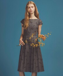 トッカ　TOCCA 110cm リボン　ベロアワンピース ドレス　セレモニー セール 再入荷！消臭・洗えるRIBBON PARASOL ドレス （ロング