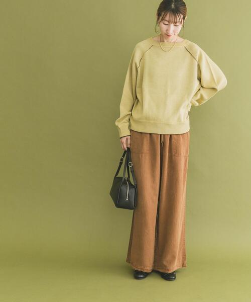 ITEMS URBANRESEARCH（アイテムズ アーバンリサーチ）の「リバーシブルスウェットライクニット（ニット/セーター・レディース・イエロー系その他/グレー系その他/ブルー系その他・FREE）」の7枚目の写真