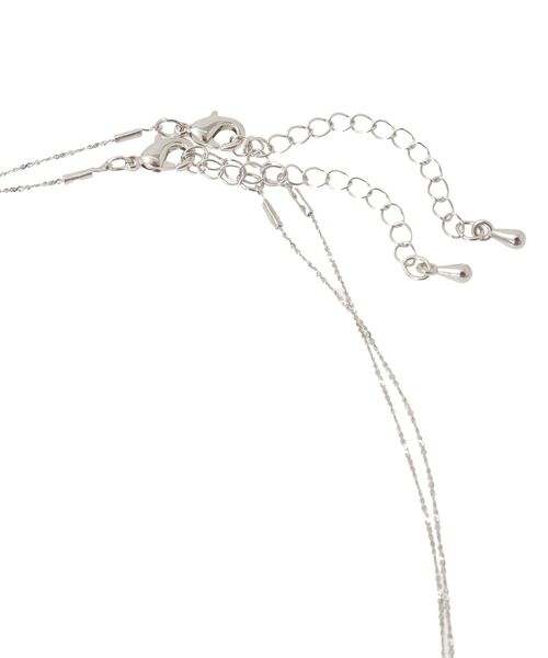 earth music&ecology（アースミュージックアンドエコロジー）の「SET2点スノーモチーフネックレス＋ワントップネックレス（ネックレス・レディース・ゴールド/シルバー・F）」の6枚目の写真