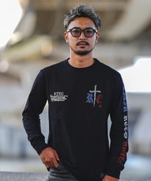 ロゴ入り長袖Tシャツ 2枚セット アダムズジャグラー ロゴ入り長袖Tシャツ 2枚セット アダムズジャグラー