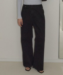 GIUNON | back belt adjustable denim / バックベルトアジャスタブルデニム(デニムパンツ)
