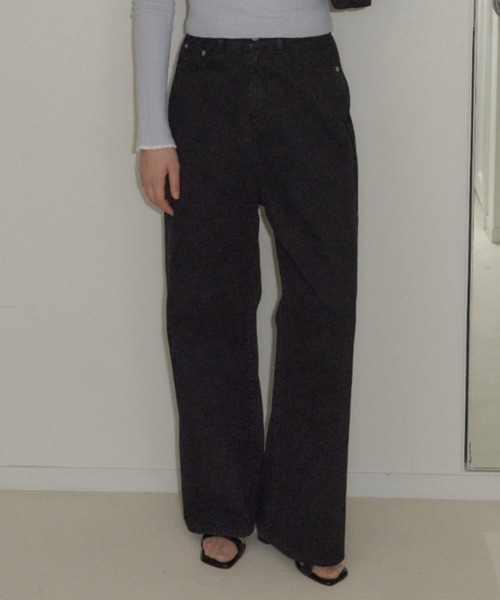 back belt adjustable denim / バックベルトアジャスタブルデニム