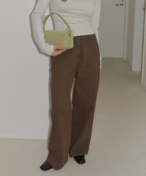 back belt adjustable denim / バックベルトアジャスタブルデニム