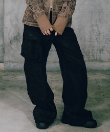 DONOBAN（ドノバン）の「【BREATH】COATING TRIPLE CARGO PANTS / ブラック [BR25AW-P1001]（スーツパンツ）」