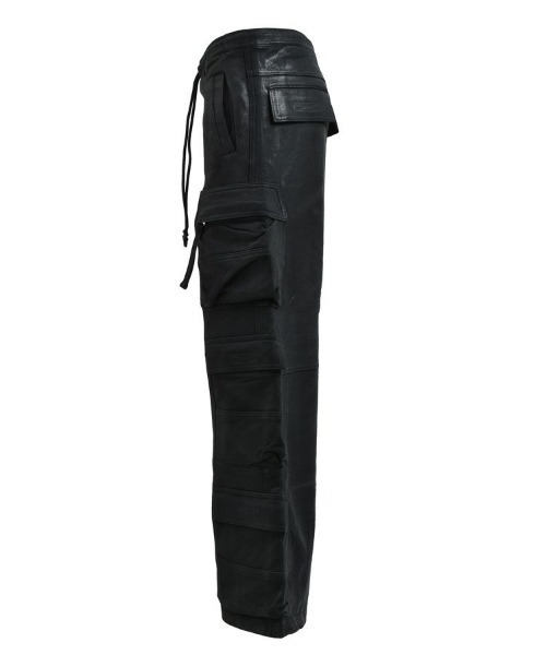 STYLISE（スタイライズ）の「【BREATH】COATING TRIPLE CARGO PANTS / ブラック [BR25AW-P1001]（デニムパンツ・メンズ・ブラック・M）」の4枚目の写真