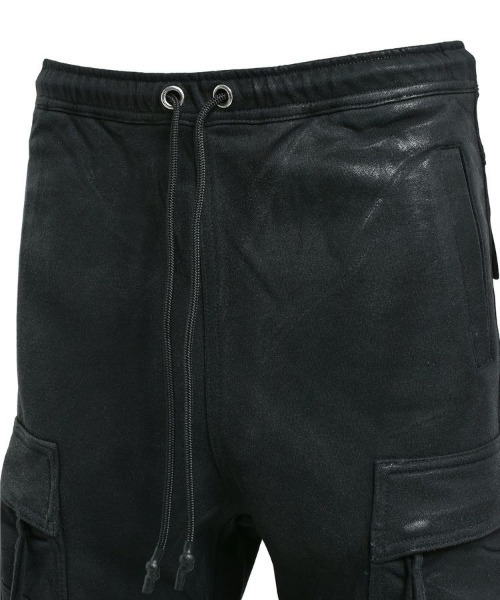STYLISE（スタイライズ）の「【BREATH】COATING TRIPLE CARGO PANTS / ブラック [BR25AW-P1001]（デニムパンツ・メンズ・ブラック・M）」の5枚目の写真