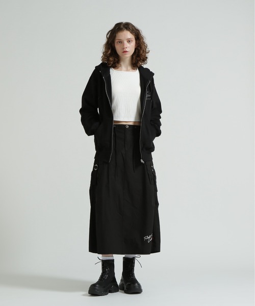 AVIREX（アヴィレックス）の「《取扱店限定アイテム》LEOPARD VARSITY LOGO PARKA（パーカー・レディース・オートミール/ブラック・S/M）」の8枚目の写真