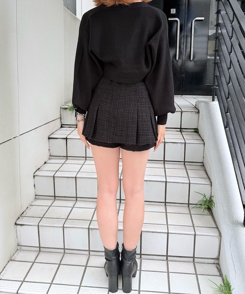 NOMAE(ノーマエ)の「ボレロセットファーアーガイルトップス(ニット/セーター・レディース・ブルー系その他/アイボリー系/グレー系その他・FREE)」の7枚目の写真