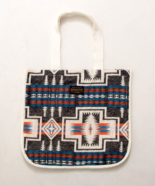 PENDLETON（ペンドルトン）の「PENDLETON ペンドルトン HARDING JAQUARD TOTE ハーディング ジャガード トートバッグ（トートバッグ・レディース・チャコール/レッド・FREE）」の12枚目の写真