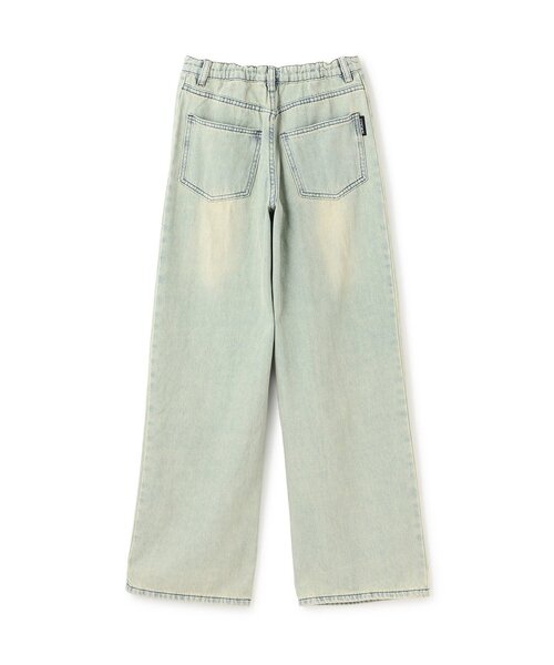 by LOVEiT（バイラビット）の「サイド切り替えダメージデニム（デニムパンツ・キッズ・サックスブルー/ブルー・120cm/140cm/150cm/160cm/130cm）」の3枚目の写真