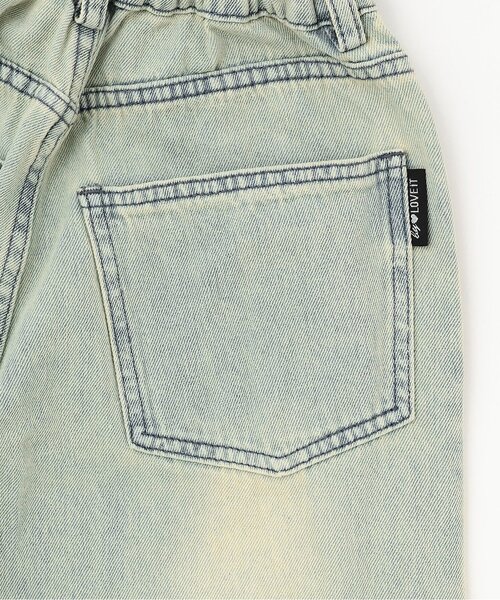 by LOVEiT（バイラビット）の「サイド切り替えダメージデニム（デニムパンツ・キッズ・サックスブルー/ブルー・120cm/140cm/150cm/160cm/130cm）」の7枚目の写真