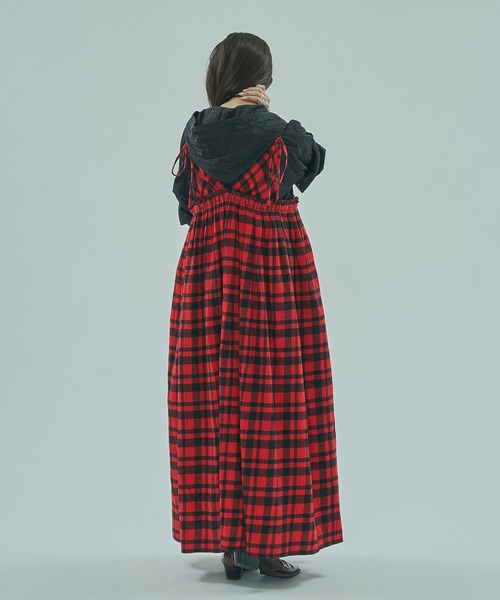 ROSE BUD別注】INDIA IS BEAUTIFUL/FLANNEL CAMISOLE DRESS