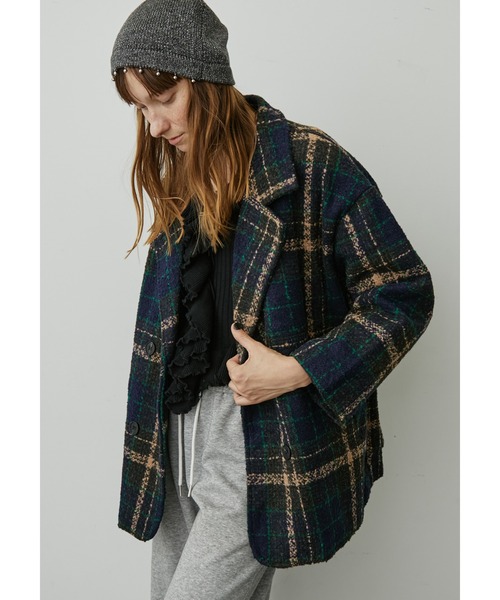 uyu.(ウユ)の「フロントフリルリブニットトップス(Tシャツ/カットソー・レディース・ホワイト/ブラック/ブラウン・FREE)」の17枚目の写真