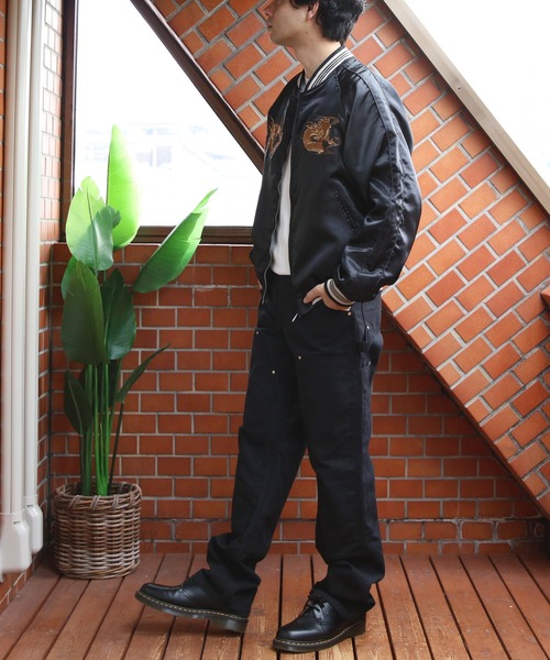 ８(eight)（エイト）の「スカジャン/昇龍（スカジャン・メンズ・グレー/ブラック/チャコール・MEDIUM/X-LARGE/LARGE）」の13枚目の写真