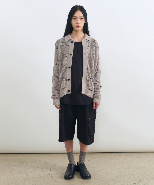 INSILENCE(インサイロンス)の「クロシェカラーカーディガン ベージュ(カーディガン/ボレロ・レディース・その他・SMALL/MEDIUM/LARGE)」の2枚目の写真