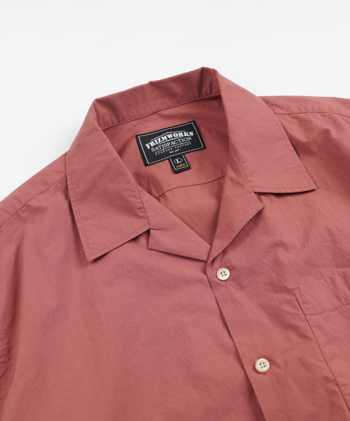 FRIZMWORKS(フリズムワークス)の「CORAL NEEDLEWORK HALF SHIRT _ BRICK(シャツ/ブラウス・メンズ・その他・SMALL/MEDIUM/LARGE/X-LARGE)」の3枚目の写真