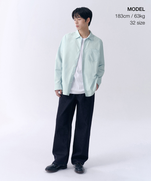MUSINSA STANDARD(ムシンサスタンダード)の「ワイドデニムパンツ【ディープインディゴ】(デニムパンツ・メンズ・その他・40/38/42/36/27/28/29/34/32/30/31/33/26)」の7枚目の写真