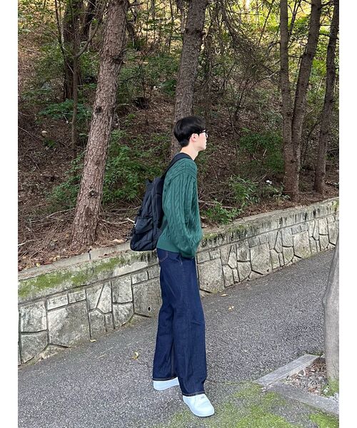 MUSINSA STANDARD(ムシンサスタンダード)の「ワイドデニムパンツ【ディープインディゴ】(デニムパンツ・メンズ・その他・40/38/42/36/27/28/29/34/32/30/31/33/26)」の9枚目の写真