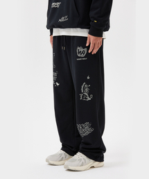 Wacky WiLLy（ワッキーウィリー）の「グラフィックスウェットパンツブラック（スウェットパンツ）」