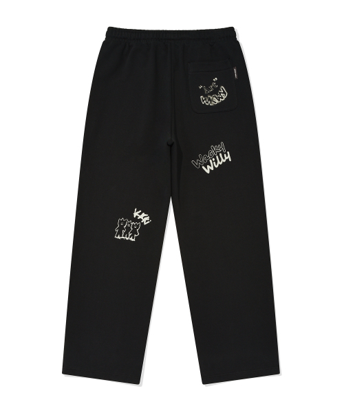 Wacky WiLLy(ワッキーウィリー)の「グラフィックスウェットパンツブラック(スウェットパンツ・レディース・その他・SMALL/MEDIUM/LARGE/X-LARGE)」の3枚目の写真
