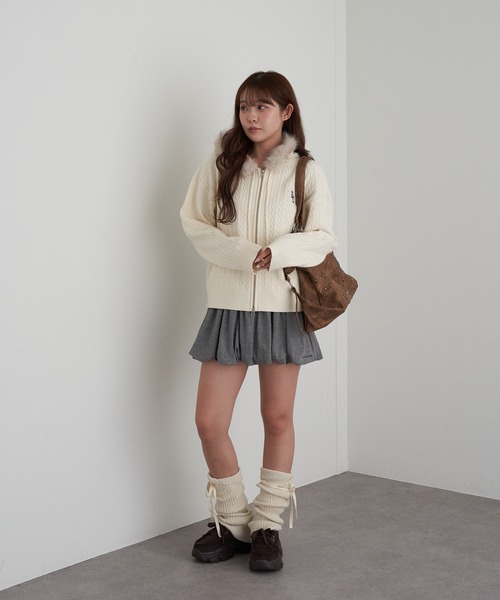 RAY CASSIN（レイカズン）の「【A4対応】スタッズ付トートバッグ（トートバッグ・レディース・ブラック/ブラウン/ベージュ・FREE）」の16枚目の写真