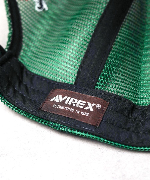 AVIREX(アヴィレックス)の「■AVIREX■SOUVENIR TIGER MOTIF MESH CAP(キャップ・メンズ・グリーン/ブラック/ブルー・FREE)」の6枚目の写真