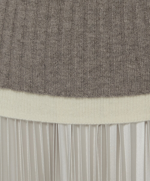 COMME CA（コムサ）の「カシミヤ混ウール バイカラーニット（ニット/セーター・レディース・モカ/チャコール/ラベンダー・11号/9号）」の22枚目の写真