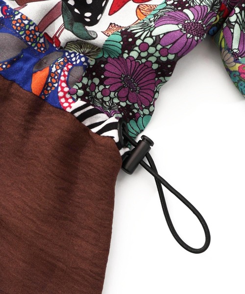 ScoLar（スカラー）の「153679：総柄ワッシャーティアードシャツワンピース（シャツワンピース・レディース・グリーン/ブラウン/ブラック・M）」の22枚目の写真